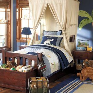 Canvas bed canopy or tent